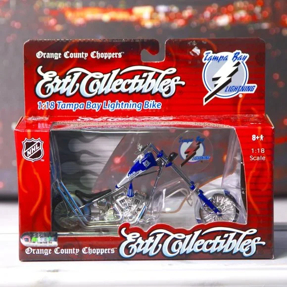 Tampa Bay Lightning 1:18 Scale Die Cast OCC Chopper Ertl Collectibles - Unique - Picture 1 of 6